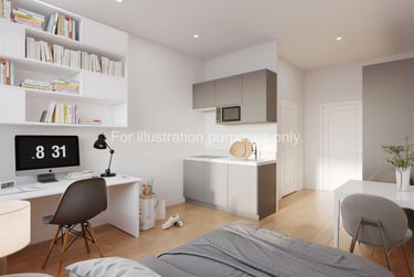 1 bed studio, Sizer Street, Plungington, Preston, PR17AW - Image 12